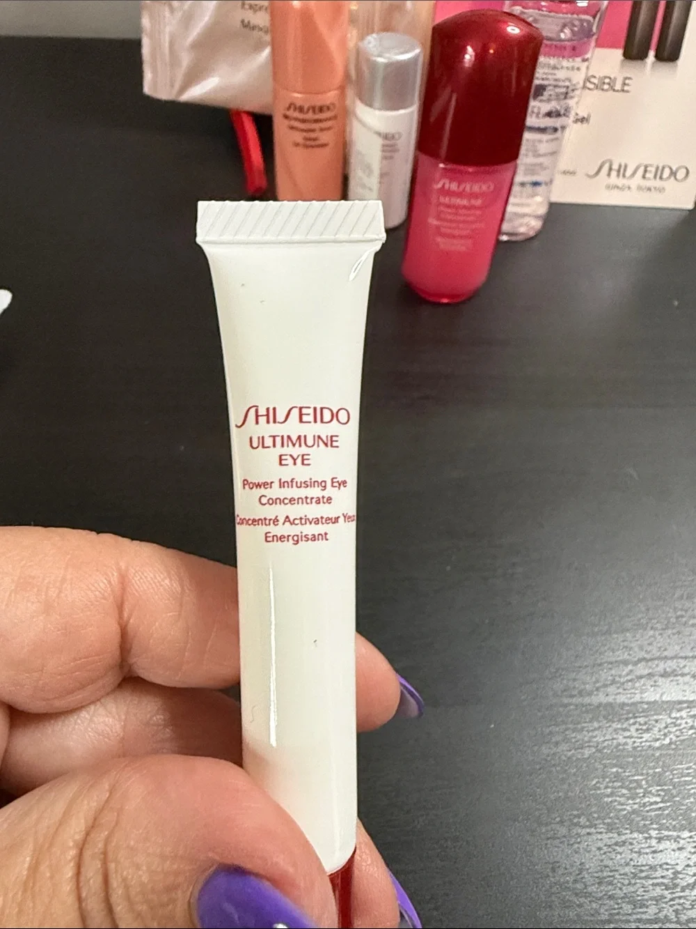 Shiseido Next Stop Ginza Cosmetic Pouch with Samples